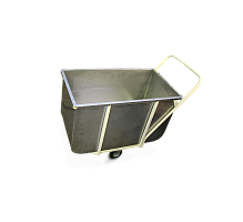 Тележка для белья Вязьма ТН-300, корзина из нержавеющей стали