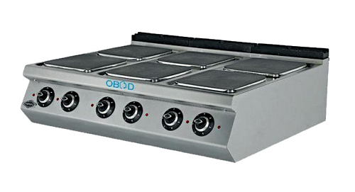 Чугунная плита OBOD 6 конфорок