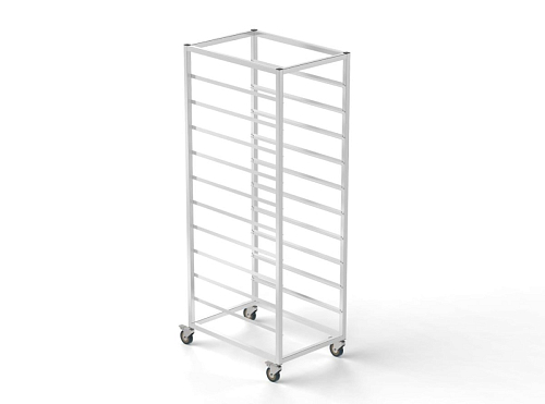 Тележка-шпилька Рест металл ШГн 15/660/660/1600, п («Профи», GP, уровни под GN 2/1 и противни 600*400- 15шт.)