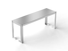 Полка-надстройка к столу Рест металл ПНн 1/1200/400/400, с+ («Стандарт+», GP)