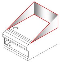 Поверхность от брызг для гриля Lincat SB4