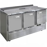 Стол холодильный саладетта Финист СХСнс-700-3 (1485х700х850) (7GN1/6 с крышкой) борт 45мм