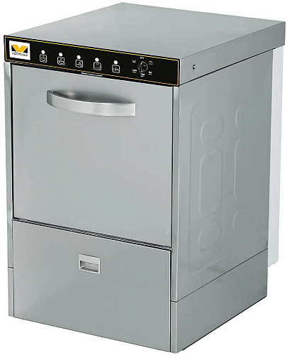 Машина стаканомоечная Vortmax EV-G400, эл-мех. п/у, доз. оп. ср-ва, сл. помпа