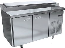 Стол холодильный для пиццы KRONER СХП 2-140-70