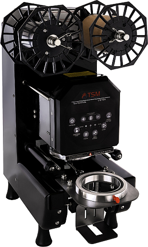 Запайщик для стаканов Turbo Sealing Machine TSM-Q8-90/95 черный