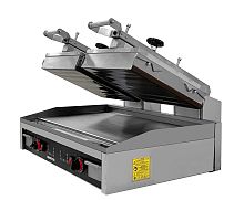 Пресс-гриль Kocateq GH66ED двухсекционный полуавтоматический для жарки стейков и гамбургеров со съемной тефлоновой стеклотканью