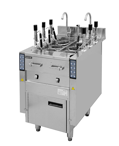 Макароноварка Kocateq ES BLL 540 CAS ECO электрическая автоматическая напольная, 2 ванны 30 л с 6 порционными корзинами