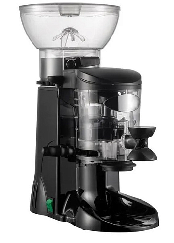 Кофемолка CUNILL TRANQUILO II ABS black + counter +1 kg hopper (M1102+counter+1Kg) с увеличенным бункером для зерна 1 кг, бункер для молотого кофе 0.3