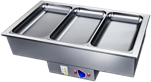 Мармит паровой встраиваемый drop-in 3*GN1/1 Astropit АМВТ3-1060