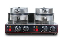 Вафельница для объемных вафель Hualian Machinery HWB-2 (2 секции, круг)