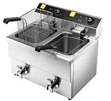Фритюрница EKSI HEF-8L-2, с краном, рестайлинг