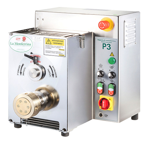 Машина для производства макарон Imperia and La Monferrina P3 220/1/50 до 10 кг/ч, с тестомесом 3 кг, без фильер и насадок