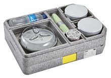 Поднос теплоизолированный 37х53 см, h=12 см с посудой Cambro (ITENEPP21H) /1/