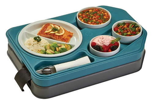 Поднос теплоизолированный с фарфоровой посудой Cambro (ITPD3253)