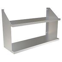 Полка настенная двухуровневая Кобор ПК2-90/40