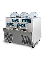 Фризер витрина для мороженого на 4 вкуса STAF59 GLS4 LX W