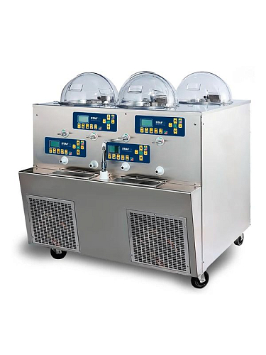 Фризер витрина для мороженого на 4 вкуса STAF59 GLS4 LX W