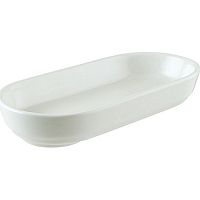 Соусник 120 мл. 155*80 мм. h=28 мм. Белый, форма Хюгге Bonna /1/12/1680/