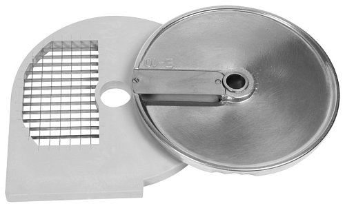 Комплект дисков E10+D10х10 для нарезки кубиков 10мм д/овощерезки т.м. Vortmax серии SL, мод. SL55/58