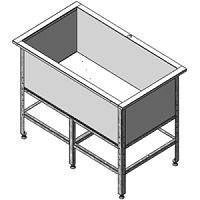 Ванна котломоечная Assum ВКС-С-1/400/900 (1000х500х850)