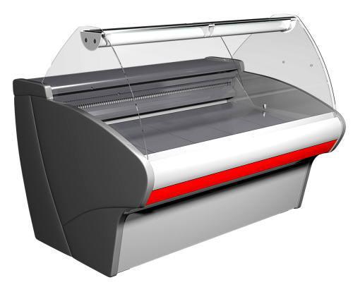 Холодильная витрина Полюс Carboma G110 SV 1,5-1 без боковин (ВХСр-1,5ш G110)