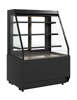 Витрина холодильная кондитерская Полюс Carboma KC70 VM 0,9-2 STANDARD открытая (версия 2.0) (9005)