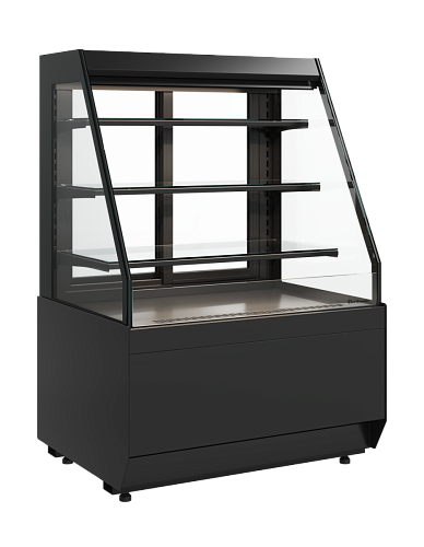 Витрина холодильная кондитерская Полюс Carboma KC70 VM 0,9-2 STANDARD открытая (версия 2.0) (9005)