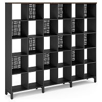 Стеллажная система Kobor SQ-5X6 black/charlston