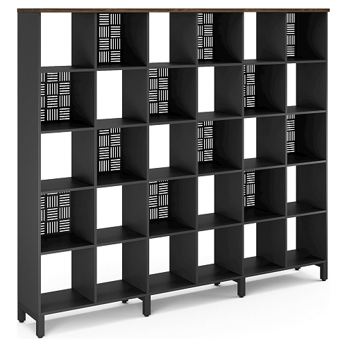 Стеллажная система Kobor SQ-5X6 black/charlston