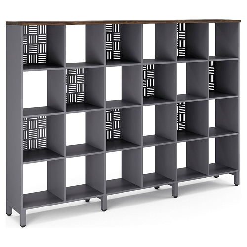 Стеллажная система Kobor SQ-4X6 graphite/charlston