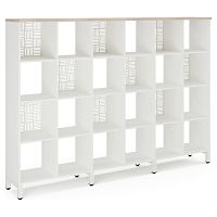 Стеллажная система Kobor SQ-4X6 white/natural