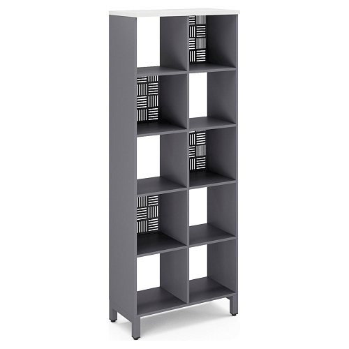 Стеллажная система Kobor SQ-5X2 graphite/premium