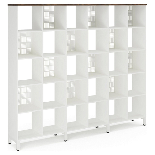 Стеллажная система Kobor SQ-5X6 white/charlston