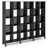 Стеллажная система Kobor SQ-5X6 black/chicago