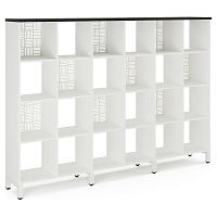 Стеллажная система Kobor SQ-4X6 white/wood