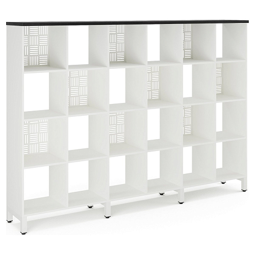 Стеллажная система Kobor SQ-4X6 white/wood