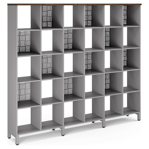 Стеллажная система Kobor SQ-5X6 aluminum/charlston