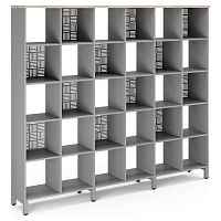 Стеллажная система Kobor SQ-5X6 aluminum/natural