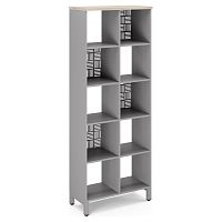 Стеллажная система Kobor SQ-5X2 aluminum/natural