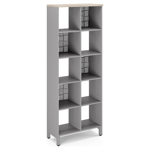 Стеллажная система Kobor SQ-5X2 aluminum/natural