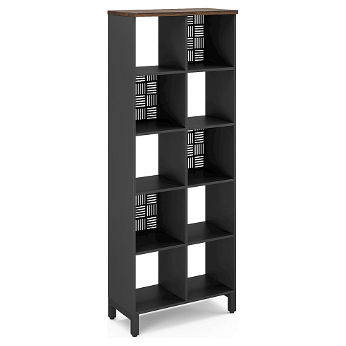 Стеллажная система Kobor SQ-5X2 black/charlston