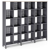 Стеллажная система Kobor SQ-5X6 graphite/natural