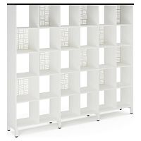 Стеллажная система Kobor SQ-5X6 white/wood