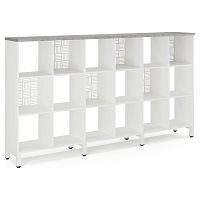 Стеллажная система Kobor SQ-3Х6 white/chicago