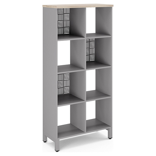 Стеллажная система Kobor SQ-4X2 aluminum/natural