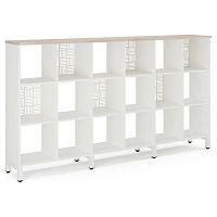 Стеллажная система Kobor SQ-3Х6 white/natural