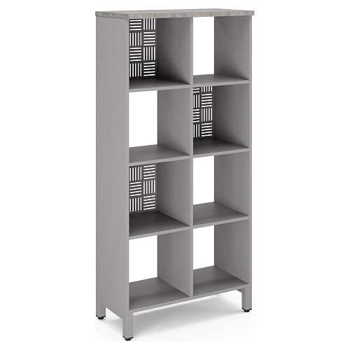 Стеллажная система Kobor SQ-4X2 aluminum/chicago