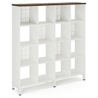 Стеллажная система Kobor SQ-4X4 white/charlston