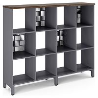 Стеллажная система Kobor SQ-3Х4 graphite/charlston