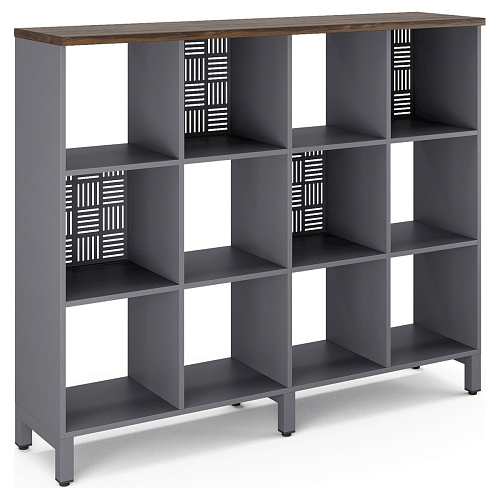 Стеллажная система Kobor SQ-3Х4 graphite/charlston